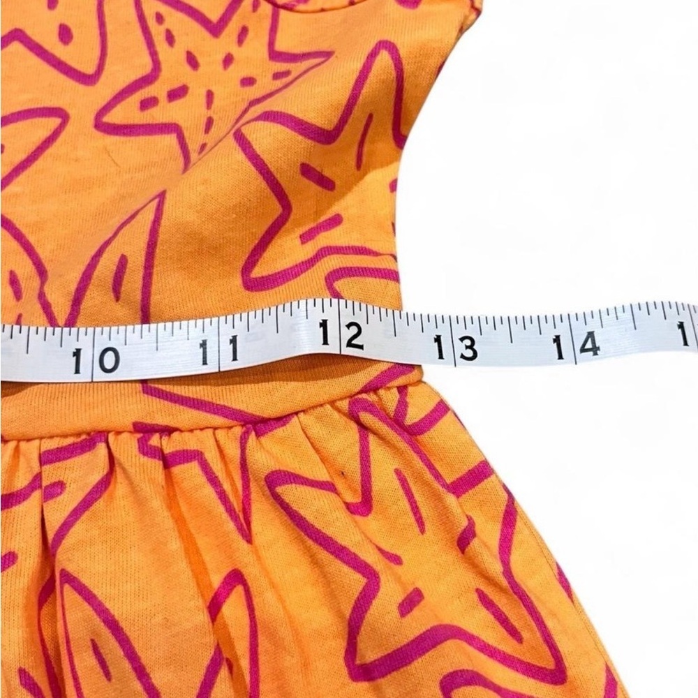 Wonder Nation NWT Girls M Orange and Purple Starfish Dress - Picture 5 of 5